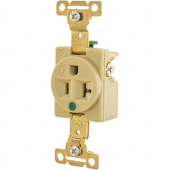 Bryant Electric - Straight Blade Receptacles Receptacle Type: Single Receptacle Grade: Hospital - Benchmark Tooling