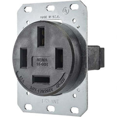 Bryant Electric - Straight Blade Receptacles Receptacle Type: Single Receptacle Grade: Industrial - Benchmark Tooling