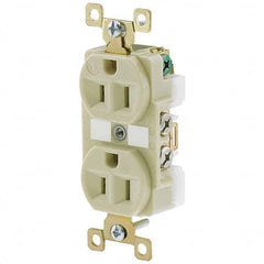 Bryant Electric - Straight Blade Receptacles Receptacle Type: Duplex Receptacle Grade: Industrial - Benchmark Tooling