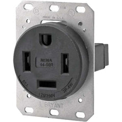 Bryant Electric - Straight Blade Receptacles Receptacle Type: Single Receptacle Grade: Industrial - Benchmark Tooling