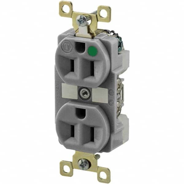 Bryant Electric - Straight Blade Receptacles Receptacle Type: Duplex Receptacle Grade: Hospital - Benchmark Tooling