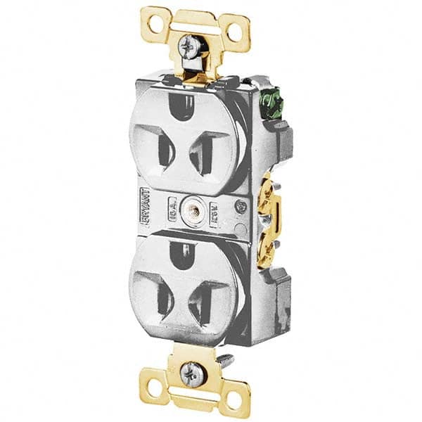 Bryant Electric - Straight Blade Receptacles Receptacle Type: Duplex Receptacle Grade: Industrial - Benchmark Tooling