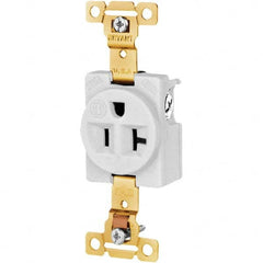 Bryant Electric - Straight Blade Receptacles Receptacle Type: Single Receptacle Grade: Industrial - Benchmark Tooling