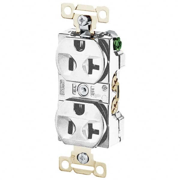 Bryant Electric - Straight Blade Receptacles Receptacle Type: Duplex Receptacle Grade: Industrial - Benchmark Tooling