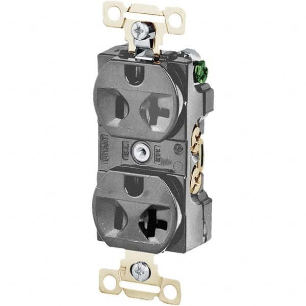 Bryant Electric - Straight Blade Receptacles Receptacle Type: Duplex Receptacle Grade: Industrial - Benchmark Tooling