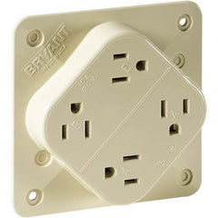 Bryant Electric - Straight Blade Receptacles Receptacle Type: Fourplex Receptacle Grade: Industrial - Benchmark Tooling