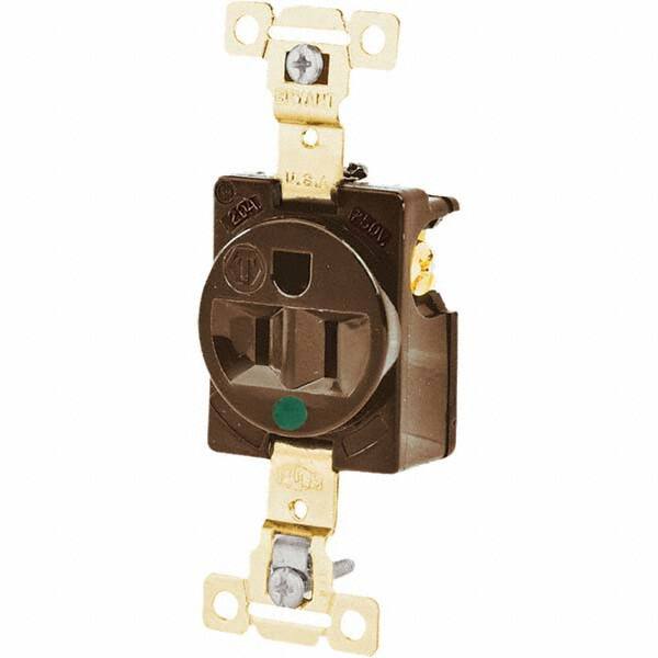 Bryant Electric - Straight Blade Receptacles Receptacle Type: Single Receptacle Grade: Hospital - Benchmark Tooling