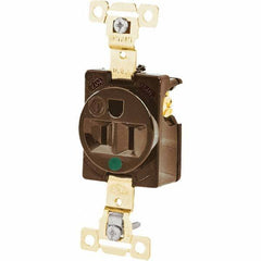 Bryant Electric - Straight Blade Receptacles Receptacle Type: Single Receptacle Grade: Hospital - Benchmark Tooling