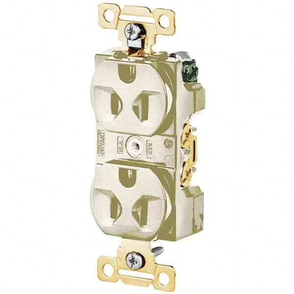 Bryant Electric - Straight Blade Receptacles Receptacle Type: Duplex Receptacle Grade: Industrial - Benchmark Tooling