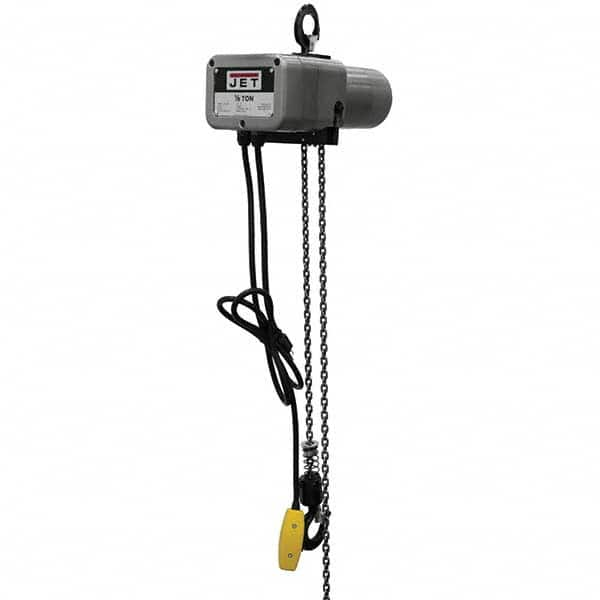 Jet - Electric Hoists Type: Electric Hoist Load Capacity (Ton): 1/8 - Benchmark Tooling