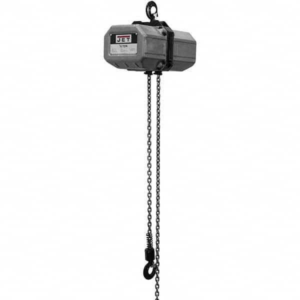 Jet - Electric Hoists Type: Electric Hoist Load Capacity (Ton): 1/2 - Benchmark Tooling