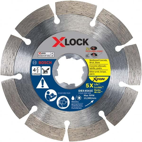 Bosch - Wet & Dry-Cut Saw Blades Blade Diameter (Inch): 4-1/2 Blade Material: Diamond-Tipped - Benchmark Tooling