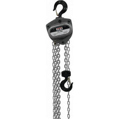 Jet - 3,000 Lb Capacity, 100' Lift Height, Manual Chain Hoist - Benchmark Tooling