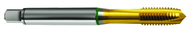 M8x1.25 6H Mod -Flute Cobalt Green Ring Spiral Point Plug Tap-TiN - Benchmark Tooling