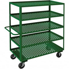 Durham - 2,000 Lb Capacity, 24-1/4" Wide x 54-1/4" Long x 63" High Mobile Cart - Benchmark Tooling