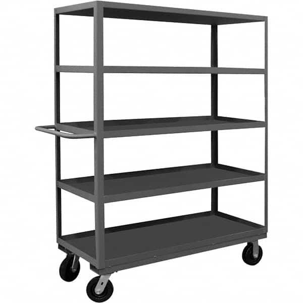 Durham - 3,000 Lb Capacity, 24-1/4" Wide x 54-1/4" Long x 68" High Heavy Duty Service Cart - Benchmark Tooling