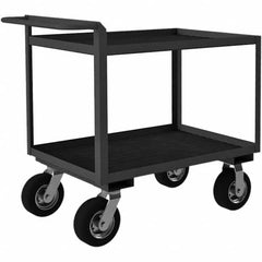 Durham - 1,500 Lb Capacity, 30-1/4" Wide x 54-1/4" Long x 37-7/8" High Mobile Cart - Benchmark Tooling