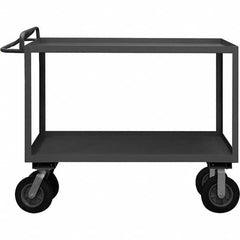 Durham - 1,200 Lb Capacity, 24-1/4" Wide x 78-1/4" Long x 47" High Service Cart - Benchmark Tooling