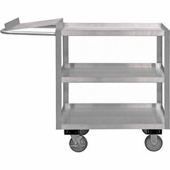 Durham - 1,200 Lb Capacity, 18-1/8" Wide x 45" Long x 39" High Mobile Cart - Benchmark Tooling