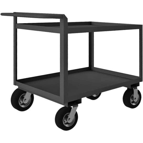 Durham - 1,500 Lb Capacity, 24-1/4" Wide x 42-1/4" Long x 37-7/8" High Mobile Cart - Benchmark Tooling