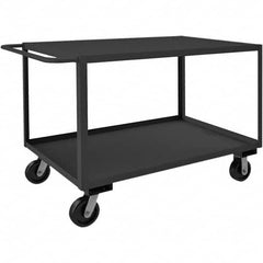 Durham - 3,000 Lb Capacity, 24-1/4" Wide x 78-1/4" Long x 36" High Heavy Duty Service Cart - Benchmark Tooling