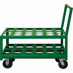 Durham - 1,400 Lb Capacity, 24-1/4" Wide x 39" Long x 37-1/2" High Medical Cylinder Cart - Benchmark Tooling