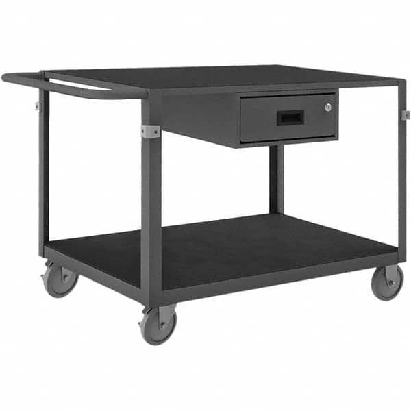 Durham - 1,000 Lb Capacity, 25-1/8" Wide x 42-11/16" Long x 34" High Instrument Cart - Benchmark Tooling
