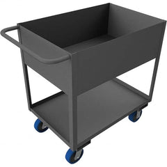 Durham - 3,600 Lb Capacity, 24-1/4" Wide x 42-1/4" Long x 39" High Mobile Cart - Benchmark Tooling