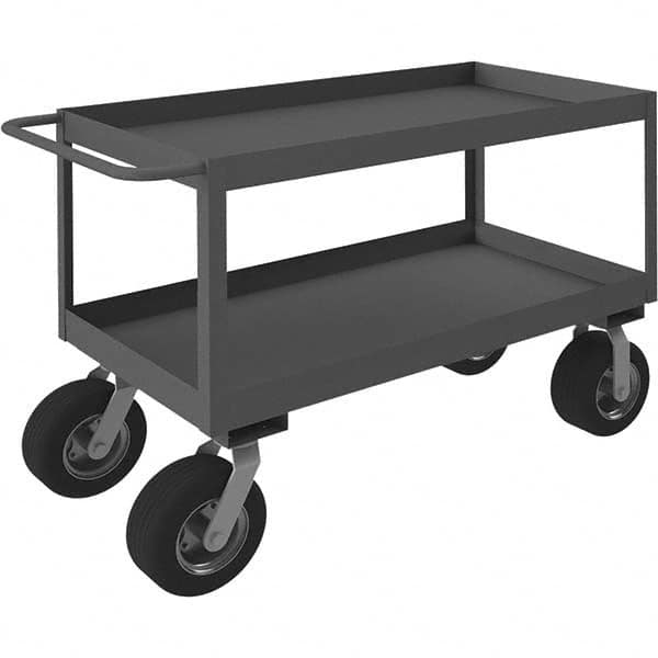 Durham - 1,200 Lb Capacity, 24-1/4" Wide x 54-1/4" Long x 36" High Service Cart - Benchmark Tooling