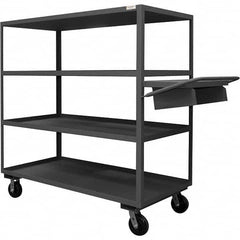 Durham - 3,600 Lb Capacity, 30-1/4" Wide x 76-3/8" Long x 65" High Order Picking Cart - Benchmark Tooling