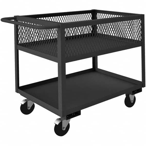 Durham - 1,400 Lb Capacity, 24-3/8" Wide x 42-1/4" Long x 35-1/8" High Heavy Duty Service Cart - Benchmark Tooling