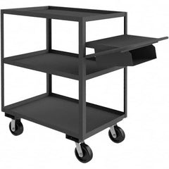 Durham - 3,600 Lb Capacity, 30-1/4" Wide x 76-3/8" Long x 48" High Order Picking Cart - Benchmark Tooling