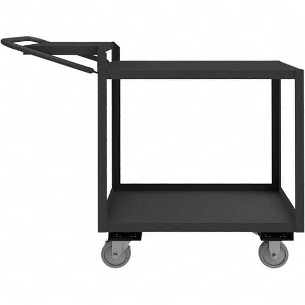 Durham - 1,200 Lb Capacity, 18-1/4" Wide x 48-3/8" Long x 40-1/4" High Order Picking Cart - Benchmark Tooling