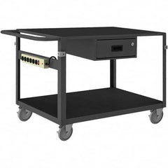 Durham - 1,000 Lb Capacity, 25-1/8" Wide x 42-11/16" Long x 34" High Instrument Cart - Benchmark Tooling