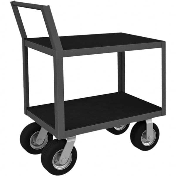 Durham - 1,200 Lb Capacity, 18-1/4" Wide x 33" Long x 39-3/4" High Instrument Cart - Benchmark Tooling