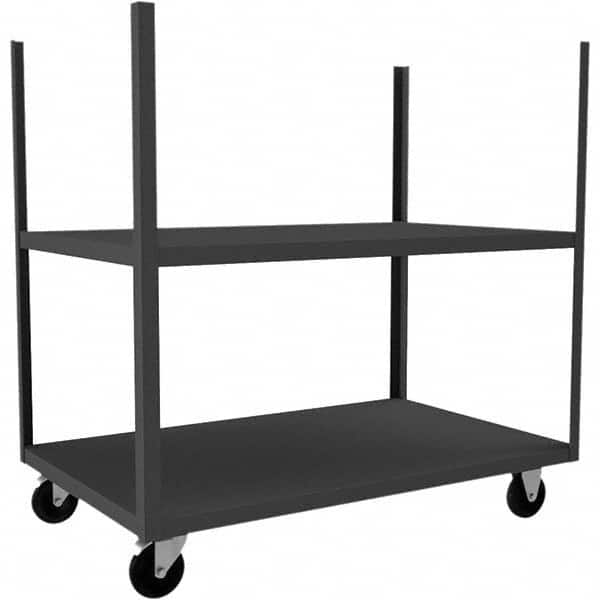 Durham - 1,400 Lb Capacity, 30-1/4" Wide x 48-1/4" Long x 48-1/16" High Mobile Cart - Benchmark Tooling