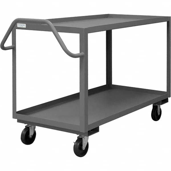 Durham - 1,400 Lb Capacity, 24-1/4" Wide x 42" Long x 37" High Service Cart - Benchmark Tooling