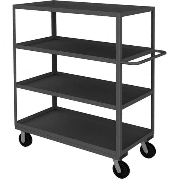 Durham - 3,000 Lb Capacity, 24-1/4" Wide x 54-1/4" Long x 60" High Heavy Duty Service Cart - Benchmark Tooling