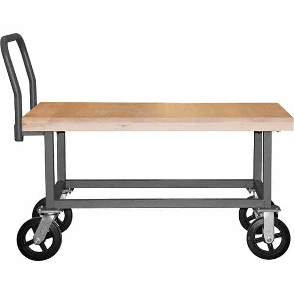 Durham - 1,800 Lb Capacity Work Height Platform Truck - Benchmark Tooling