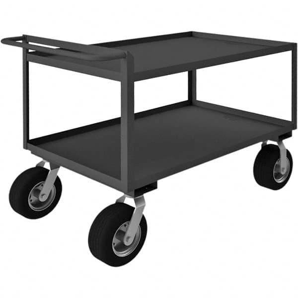 Durham - 1,500 Lb Capacity, 30-1/4" Wide x 54-1/4" Long x 38-1/4" High Mobile Cart - Benchmark Tooling