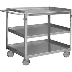 Durham - 600 Lb Capacity, 22-1/2" Wide x 42-7/16" Long x 34" High Mobile Cart - Benchmark Tooling