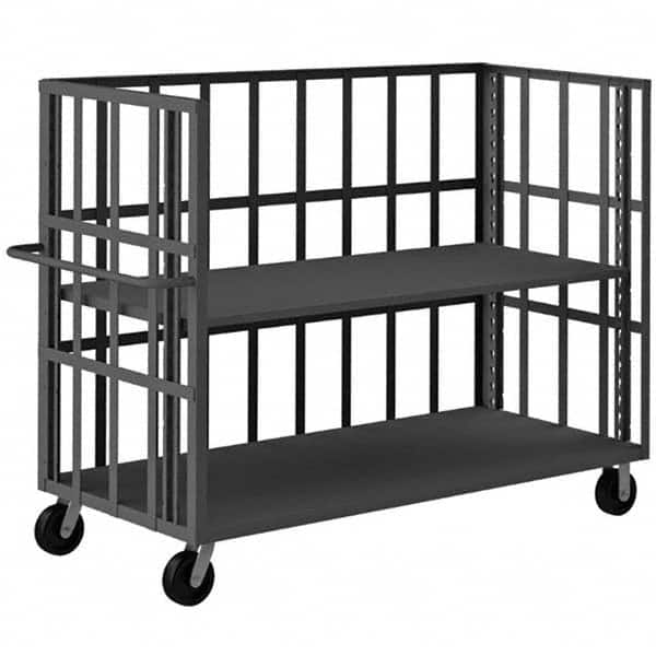 Durham - 3,000 Lb Capacity Open Portable Shelf Trucks - Benchmark Tooling