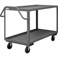 Durham - 1,400 Lb Capacity, 24-1/4" Wide x 54" Long x 37" High Service Cart - Benchmark Tooling