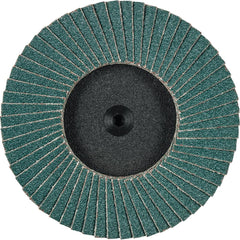 PFERD - Flap Discs; Abrasive Type: Coated ; Flap Disc Type: Compact ; Disc Diameter (Inch): 3 ; Abrasive Material: Zirconia Alumina ; Grit: 80 ; Attaching System: Quick Change Type CDR - Exact Industrial Supply