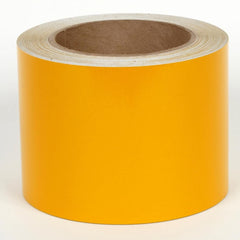 Cobra Systems - Labels, Ribbons & Tapes; Type: Vinyl Tape ; Color: Yellow ; For Use With: VNM8 ; Width (Inch): 4 ; Length (Feet): 75 ; Material: Vinyl - Exact Industrial Supply