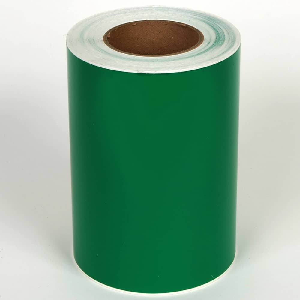 Cobra Systems - Labels, Ribbons & Tapes; Type: Vinyl Tape ; Color: Green ; For Use With: VNM8 ; Width (Inch): 8 ; Length (Feet): 150 ; Material: Vinyl - Exact Industrial Supply