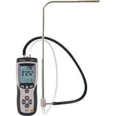 REED Instruments - Airflow Meters & Thermo-Anemometers; Type: Pitot Tube Anemometer / Differential Manometer ; Maximum Air Velocity ft/min (Feet): 15733 ; Min Air Velocity ft/min (Feet): 200 ; Min Air Velocity km/hr: 1.000 ; Min Air Velocity knots: 2.000 - Exact Industrial Supply