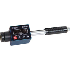 REED Instruments - Portable Electronic Hardness Testers; Scale Type: Rockwell HRC, HRB, HRA; Brinell HB; Leeb HL; Vickers HV; Shore HS ; Minimum Hardness: 59 HRA; 13 HRB; 20 HRC; 19 HB; 170 HLD; 80 HV; 30 HS ; Maximum Hardness: 85 HRA; 100 HRB; 68 HRC; 6 - Exact Industrial Supply