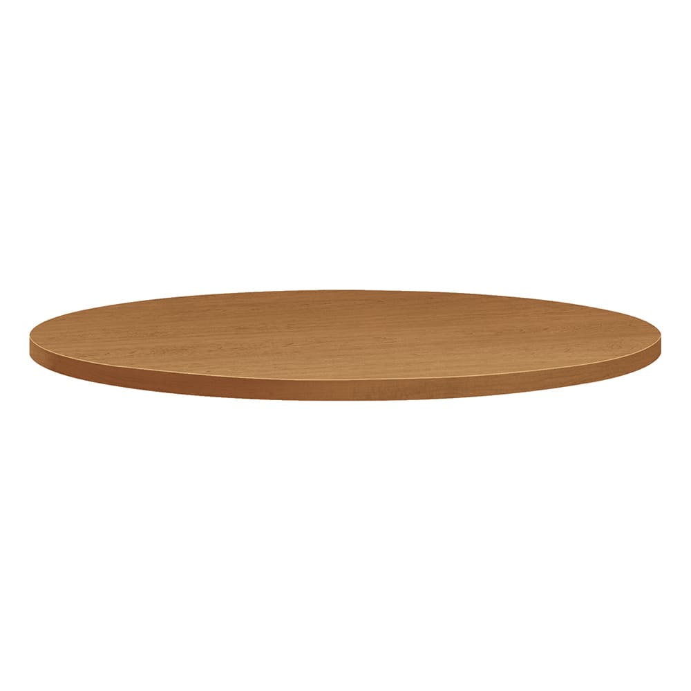 Hon - Stationary Tables; Type: Table Top ; Material: High-Pressure Laminate ; Color: Harvest ; Diameter (Inch): 30 ; Height (Inch): 1-1/8 ; Width (Inch): 30 - Exact Industrial Supply