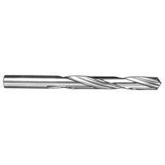 #73 Dia. × 0.024″ Shank × 1/4″ Flute Length × 7/8″ OAL, 5xD, 118°, Uncoated, 2 Flute, External, Round Solid Carbide Drill - Benchmark Tooling